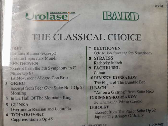 The Classical choice