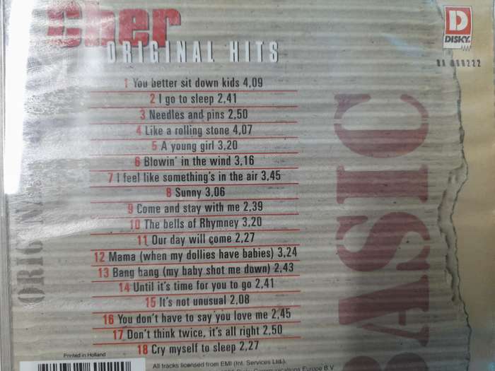 Cher - Original Hits