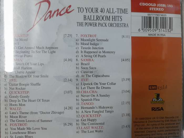 Dance to your 40 All-Time Ballroom hits