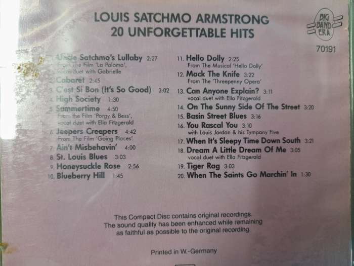 Louis Armstrong - Satchmo