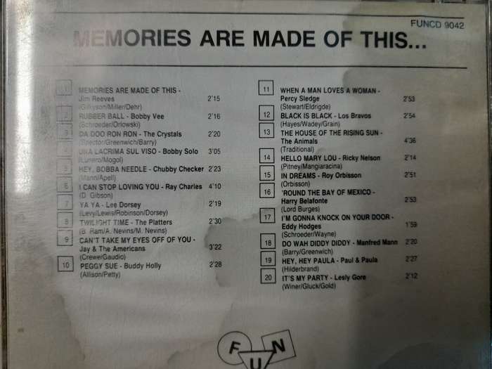 Memories are made of this