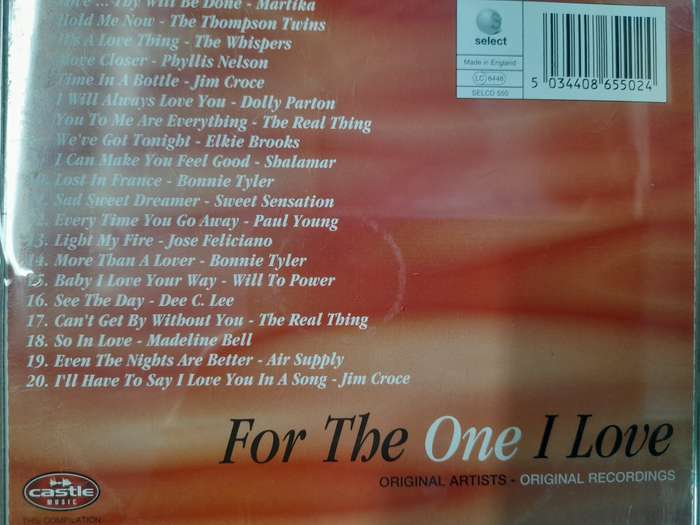 For the one I Love - Various