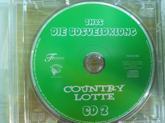 Thys die Bosveldklong - Country lotte  (No Jewel Case Sleeves)