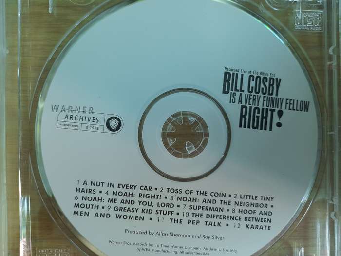 Bill Cosby - Is a very funny Fellow RIGHT!  (No Jewel Case Sleeves)