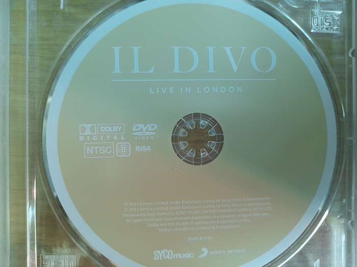 Il Divo - Live in london  (No Jewel Case Sleeves)
