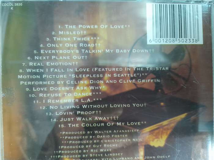 Celine Dion - The Colour of my Love