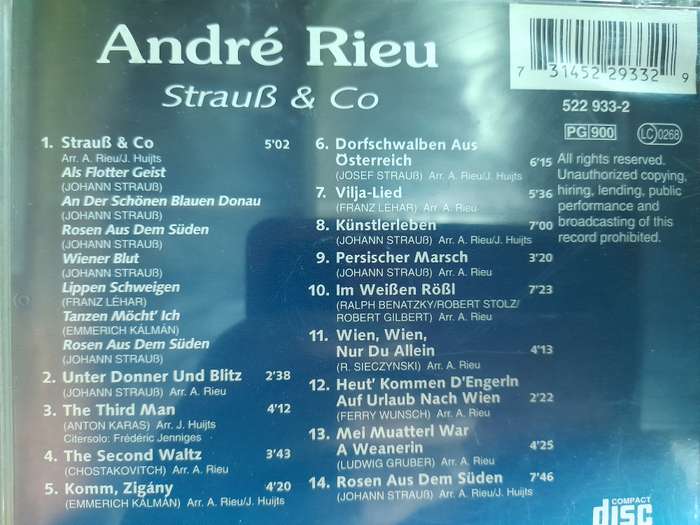 Andre Rieu - StrauB & Co
