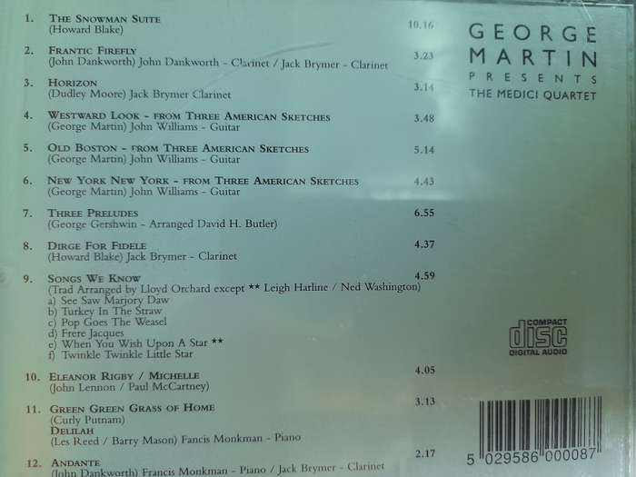 George Martin - Presents the Medici Quartet