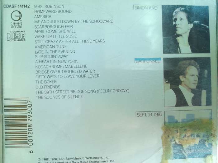 Simon and Garfunkel - The concert in Central park
