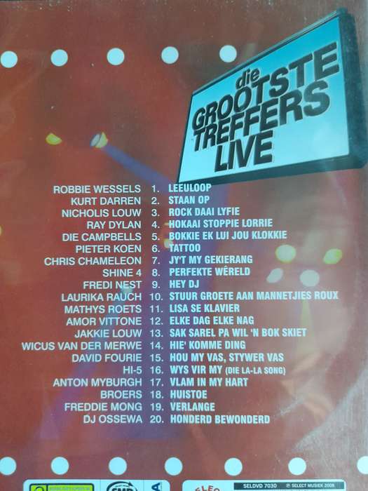 DVD: Die Grootste Treffers Live