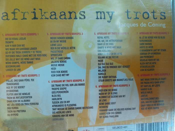 Jacques de Coning - Afrikaans my trots