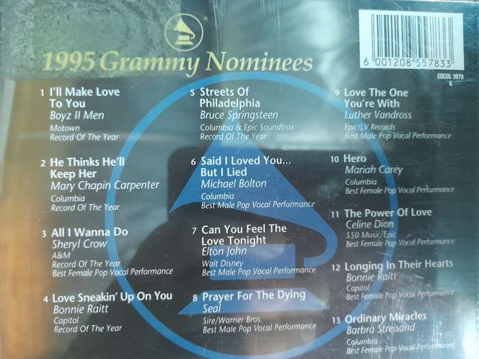 1995 Grammy Nominees - Various