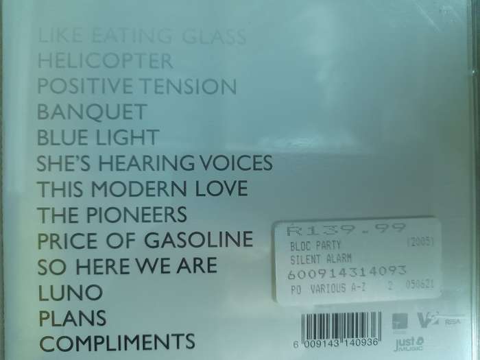 Bloc Party - Silent Alarm