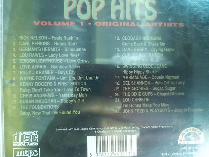 Pop Hits - Volume one