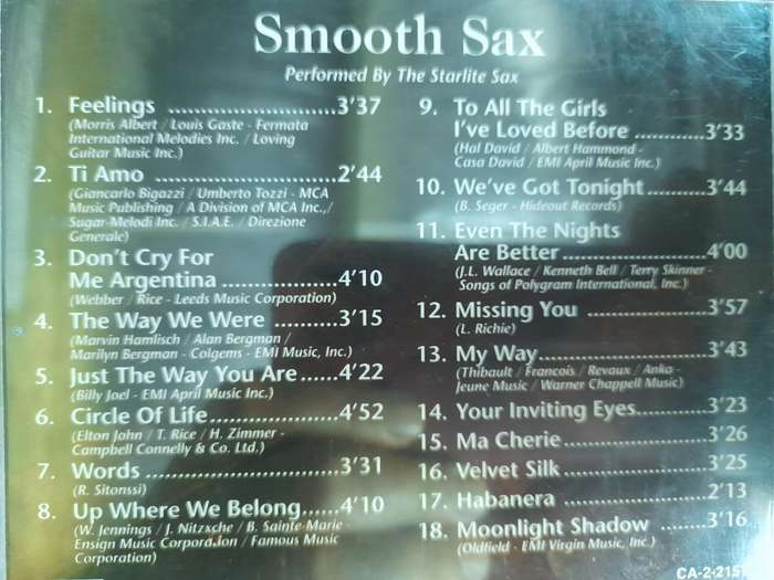 Cigar Smooth Sax