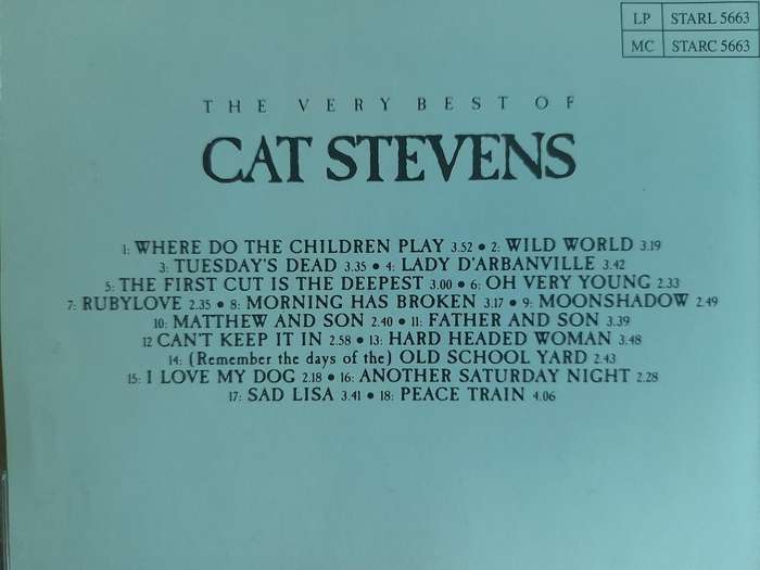 Cat Stevens - The Best of (No Back Sleeve)