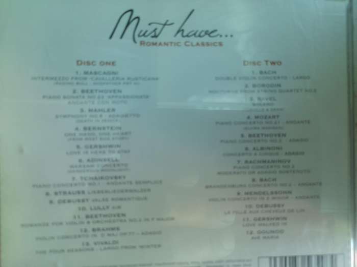 Must Have Romantic Classics (Double CD)
