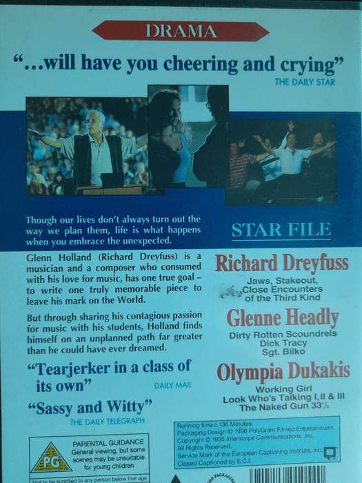 VHS: Mr Holland's Opus