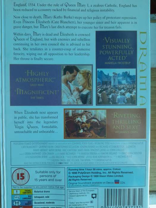 VHS: Elizabeth