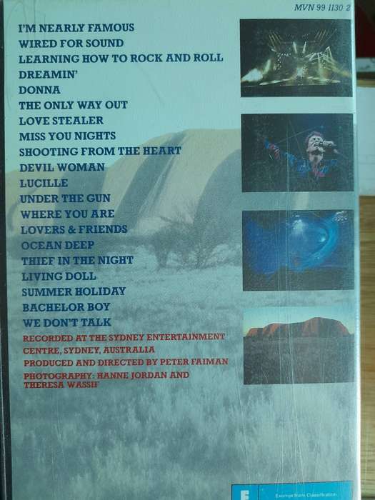 VHS: Rock in Australia - Cliff Richard
