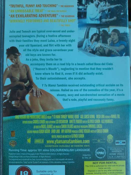 VHS: Y Tu Mama Tambien