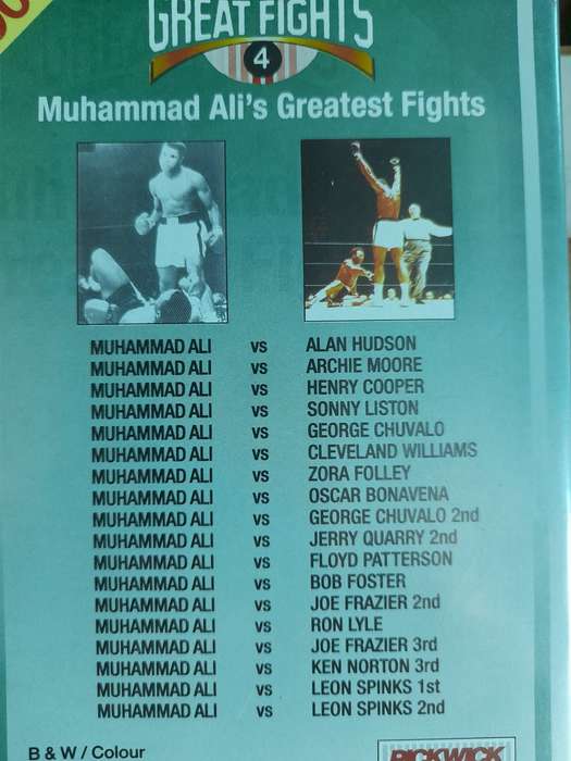 VHS: Muhammad Ali's Greatest Fights