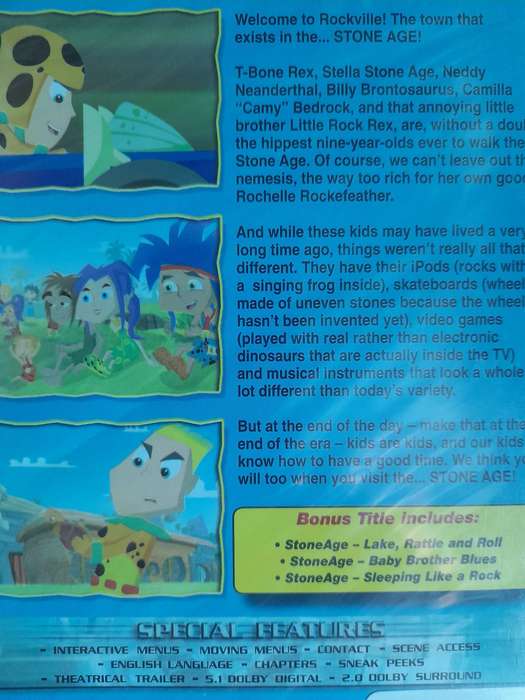 DVD: Stone Age - Rock Cart Racers (NEW)