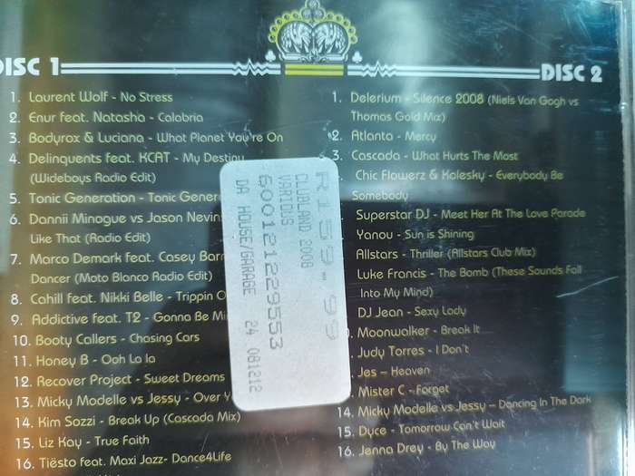 Clubland 2008 (Double CD)