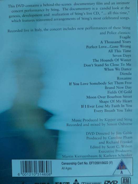 DVD: Sting - All this time