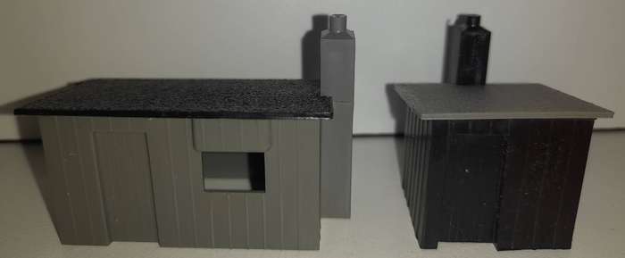Railway: Set of two Lakeside Huts (HO Gauge) by Triang/Hornby