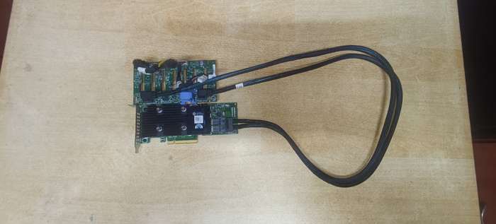 Dell PERC H755 RAID Controller card 405-AAXT with cables and extras