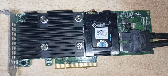 Dell PERC H755 RAID Controller card 405-AAXT with cables and extras