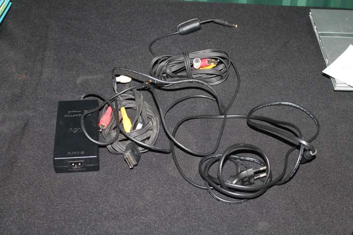 PlayStation 2 Slim with Remote, Game Cables and memory card
