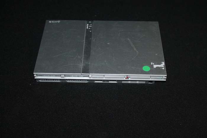 PlayStation 2 Slim with Remote, Game Cables and memory card