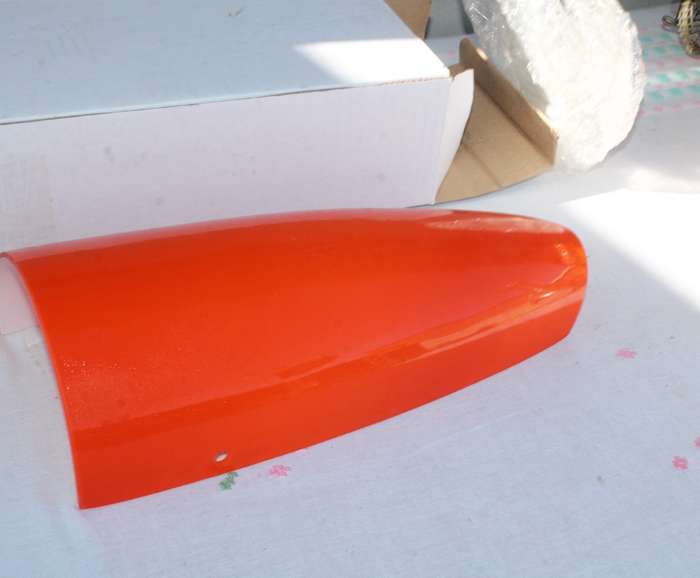 Handmade Orange Lamp Shade