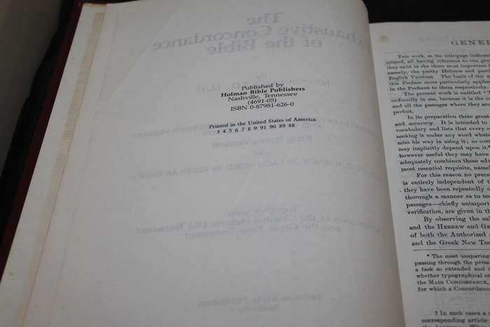 The Exhaustive Concordance of the Bible