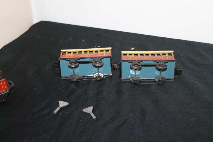 Brimtoy Train Set Tin