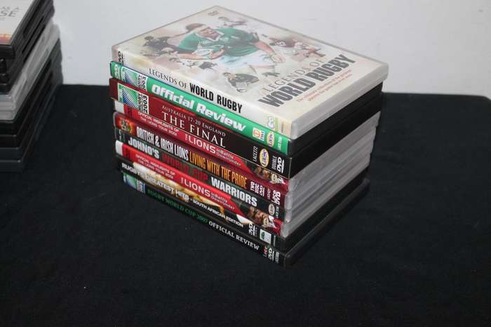 8 Rugby Dvd's