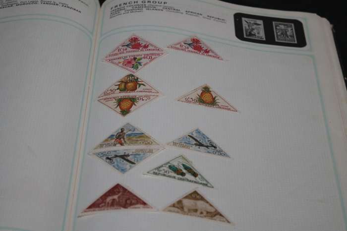 Stamp Album 1300 Assorted Stamps