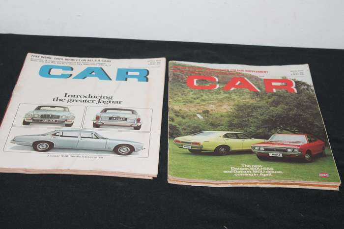Car Magazine's 1974 Jan to Dec 12 Magazine's