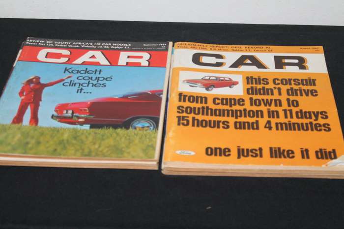 car Magazine's 1967 Jan to Dec 12 Magazine's