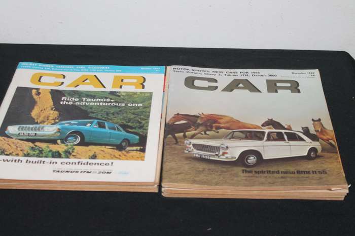 car Magazine's 1967 Jan to Dec 12 Magazine's