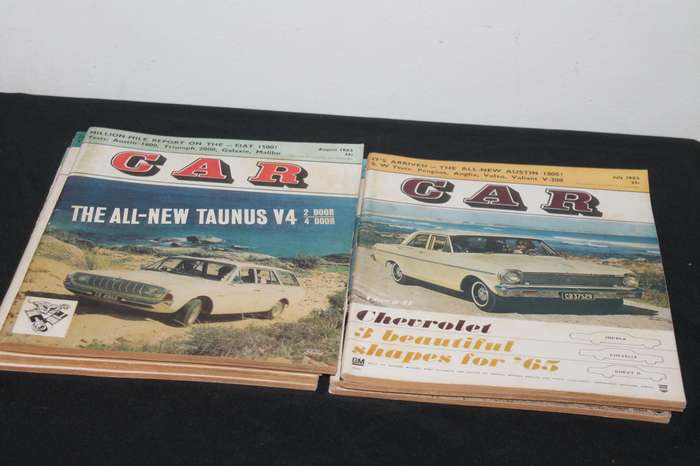 car Magazine's 1965 Jan to Dec 12 Magazine's
