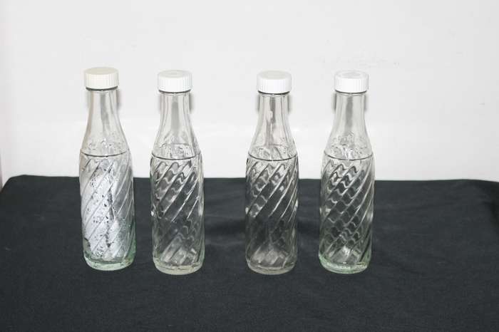 4 Soda Stream Glass bottles