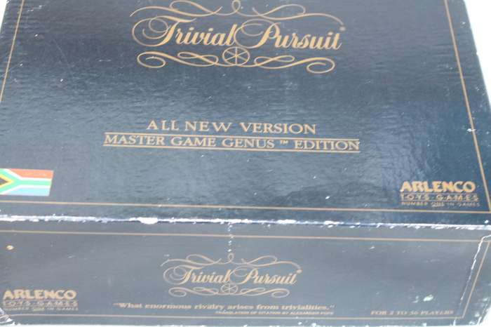 Trivial Pursuit All New Version Master Game Genus