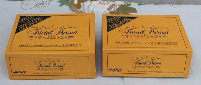 Trivial Pursuit Master Game Vol 1 & 2 Q & A Only