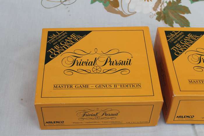 Trivial Pursuit Master Game Vol 1 & 2 Q & A Only
