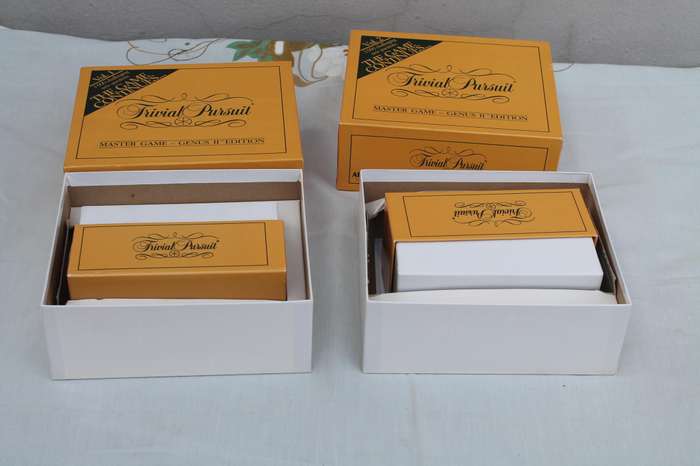 Trivial Pursuit Master Game Vol 1 & 2 Q & A Only