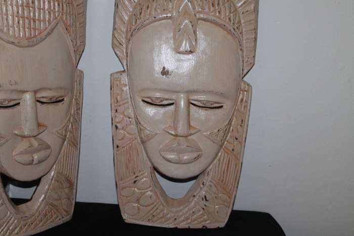 Set of 2 African Masks