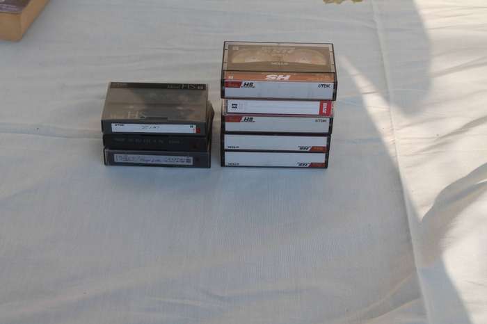 8 x 8mm Pre Recorded Tapes